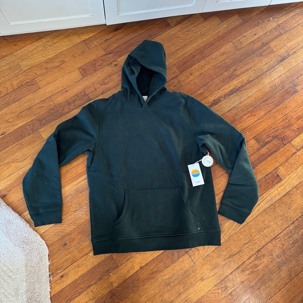 Men’s Vuori Seaside Evergreen Pullover Hoodie V299 Large NWT
